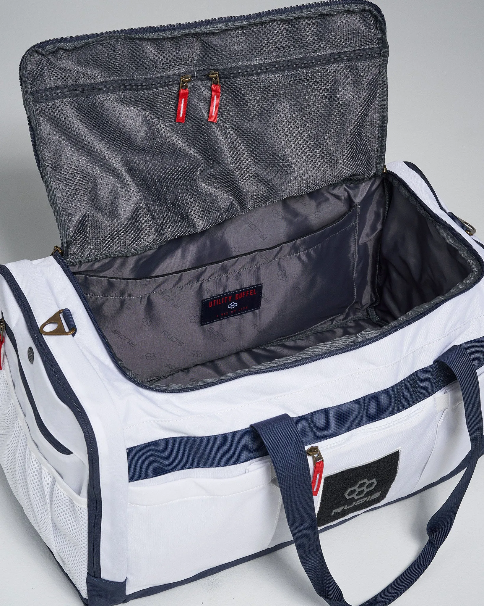 RUDIS Utility Duffel Bag - White