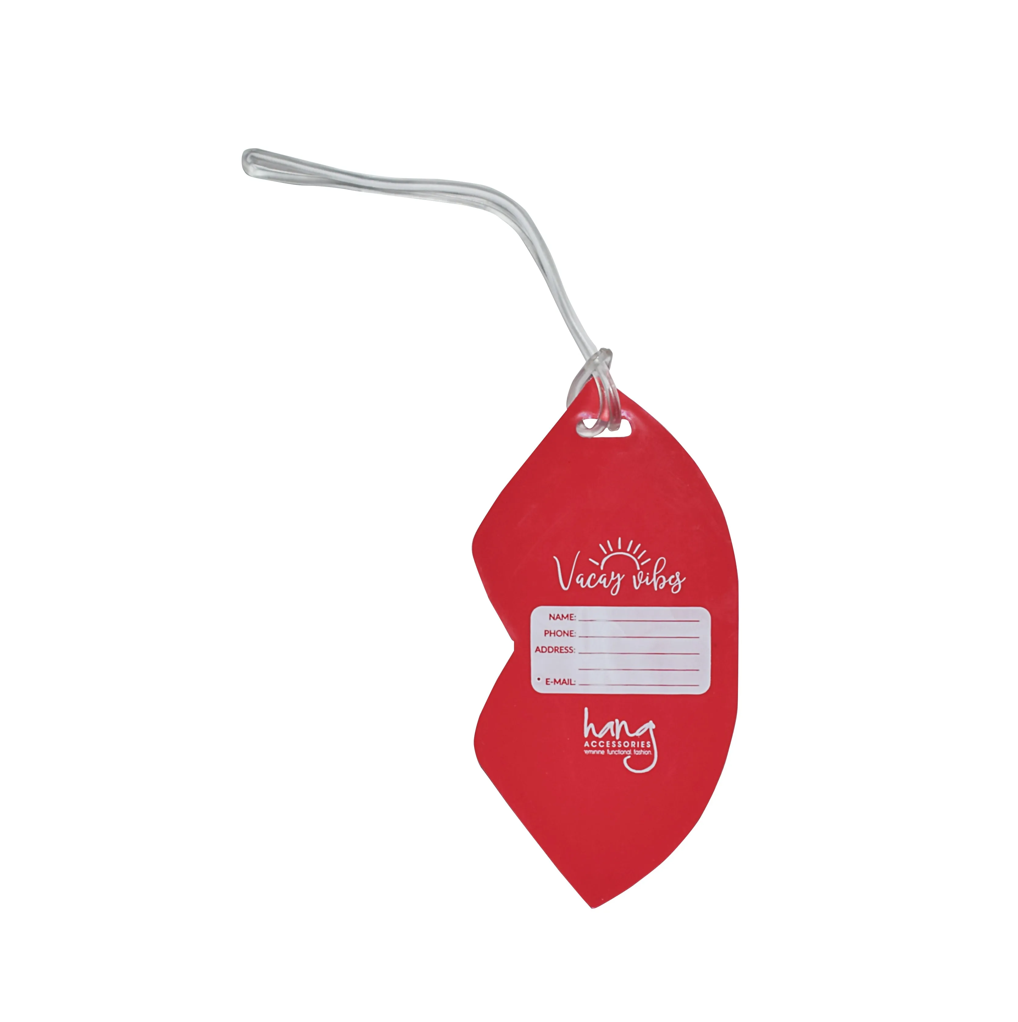 Silicone Luggage Tag Lips