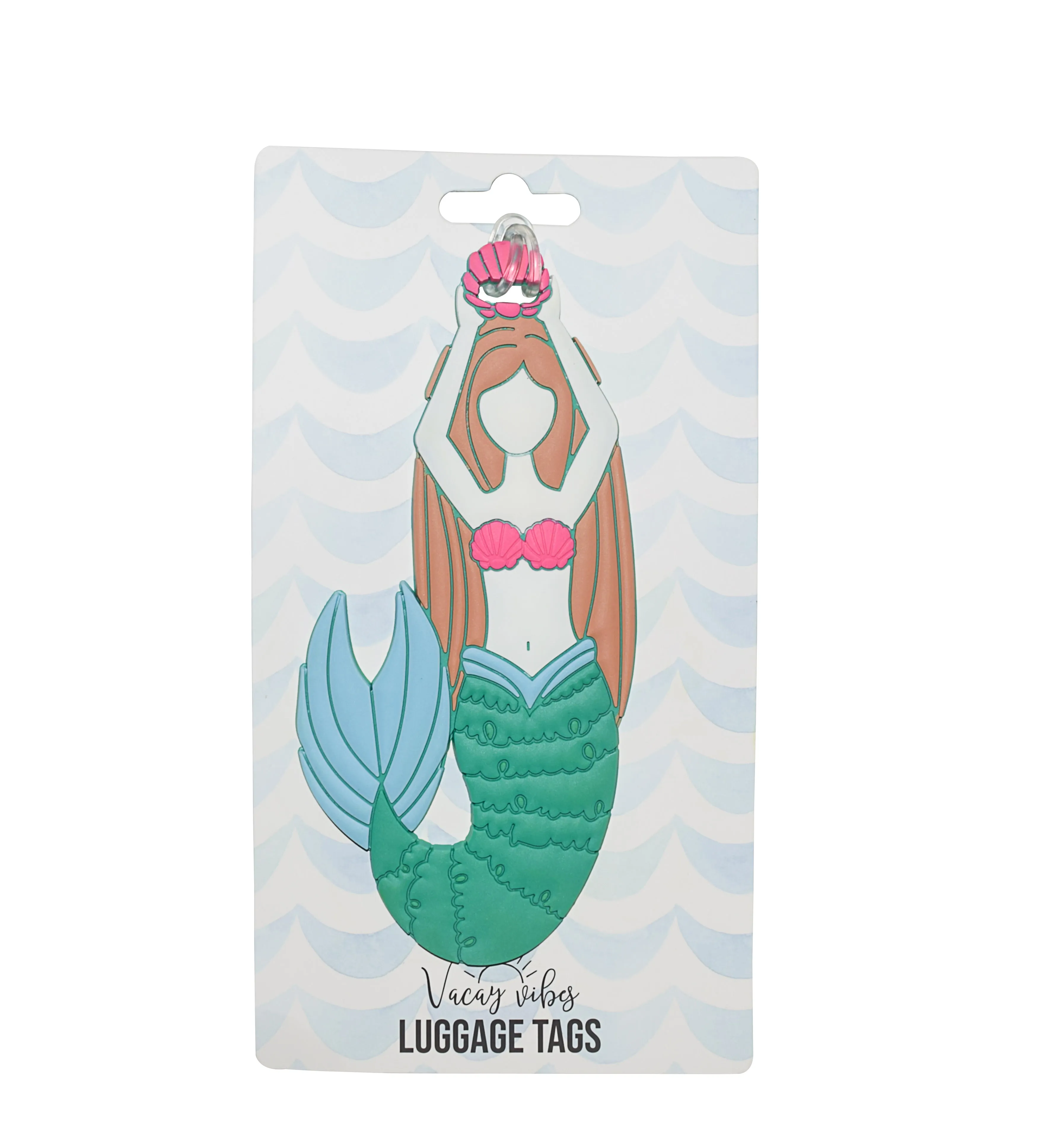 Silicone Luggage Tag Mermaid