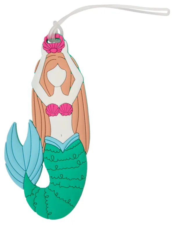 Silicone Luggage Tag Mermaid