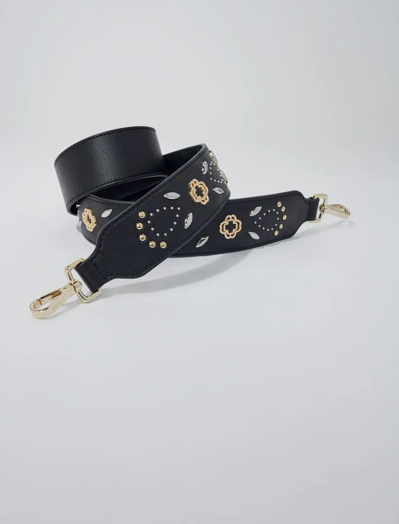 Studded leather strap