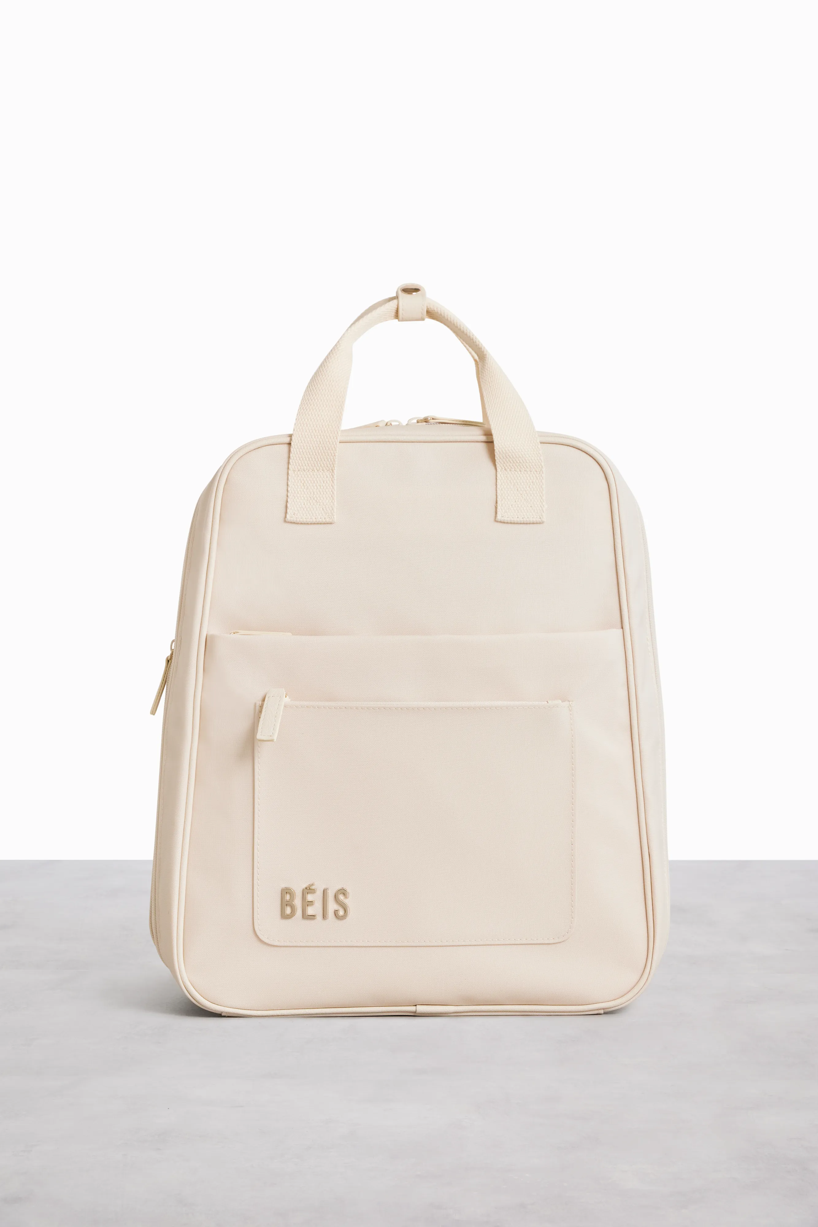 The Expandable Backpack in Beige