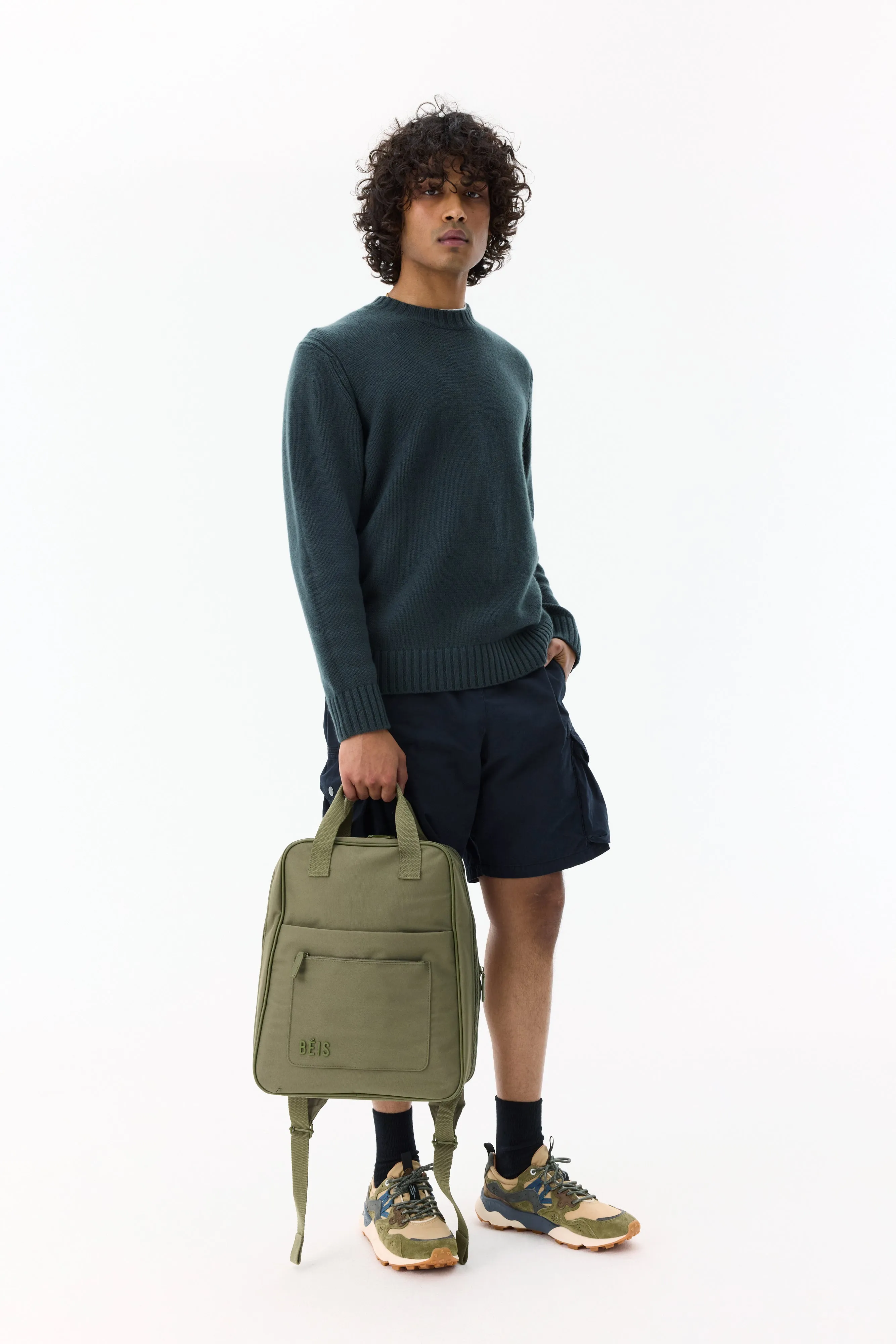 The Expandable Backpack in Olive