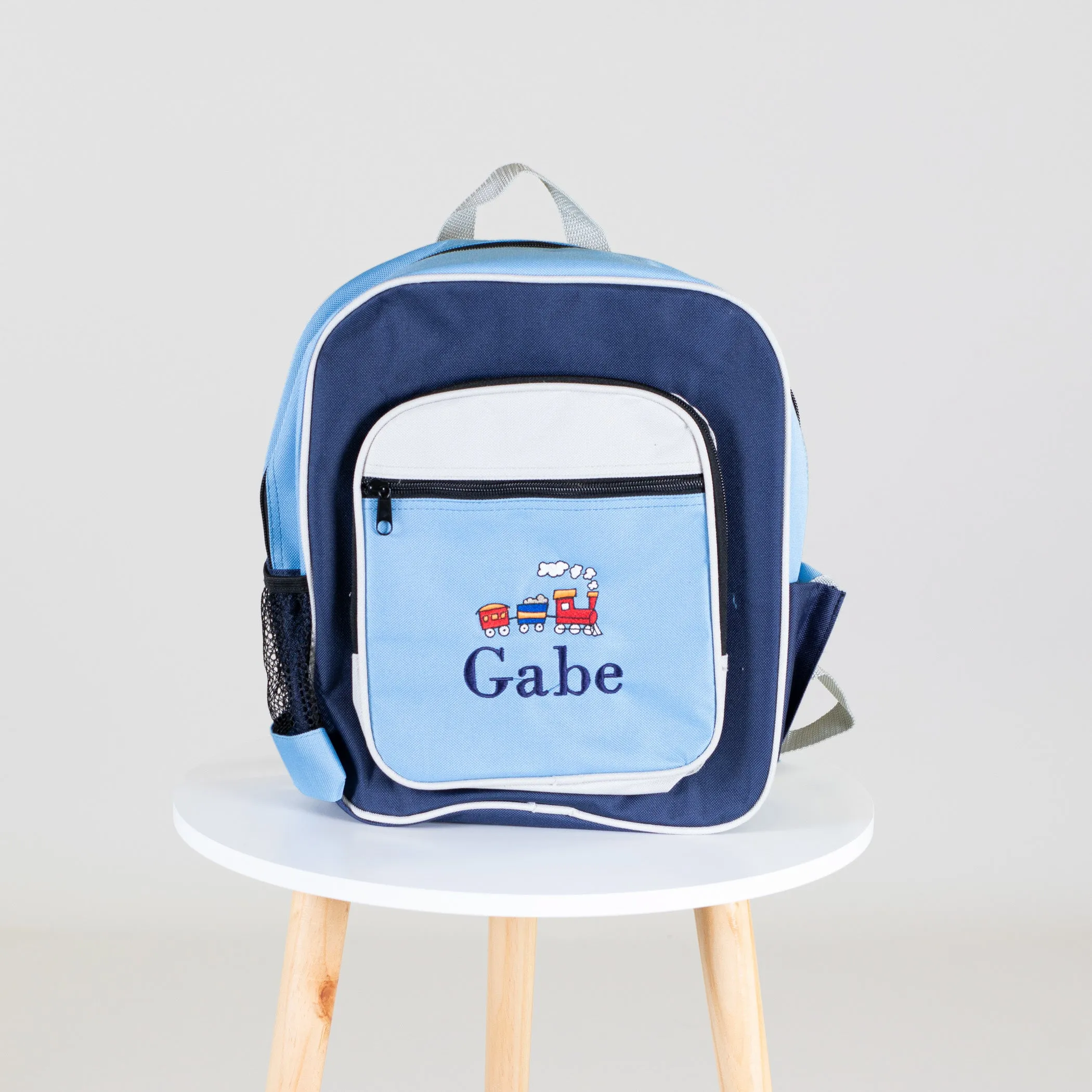 Toddler IO Loves Backpack - Blue and Navy