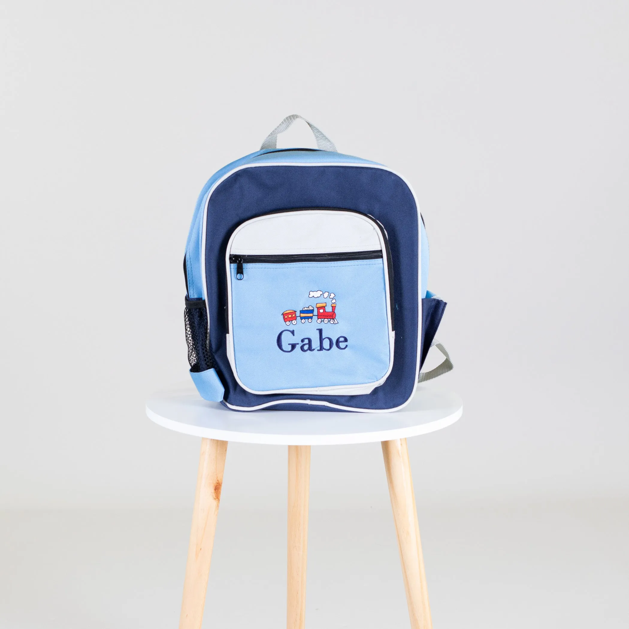 Toddler IO Loves Backpack - Blue and Navy