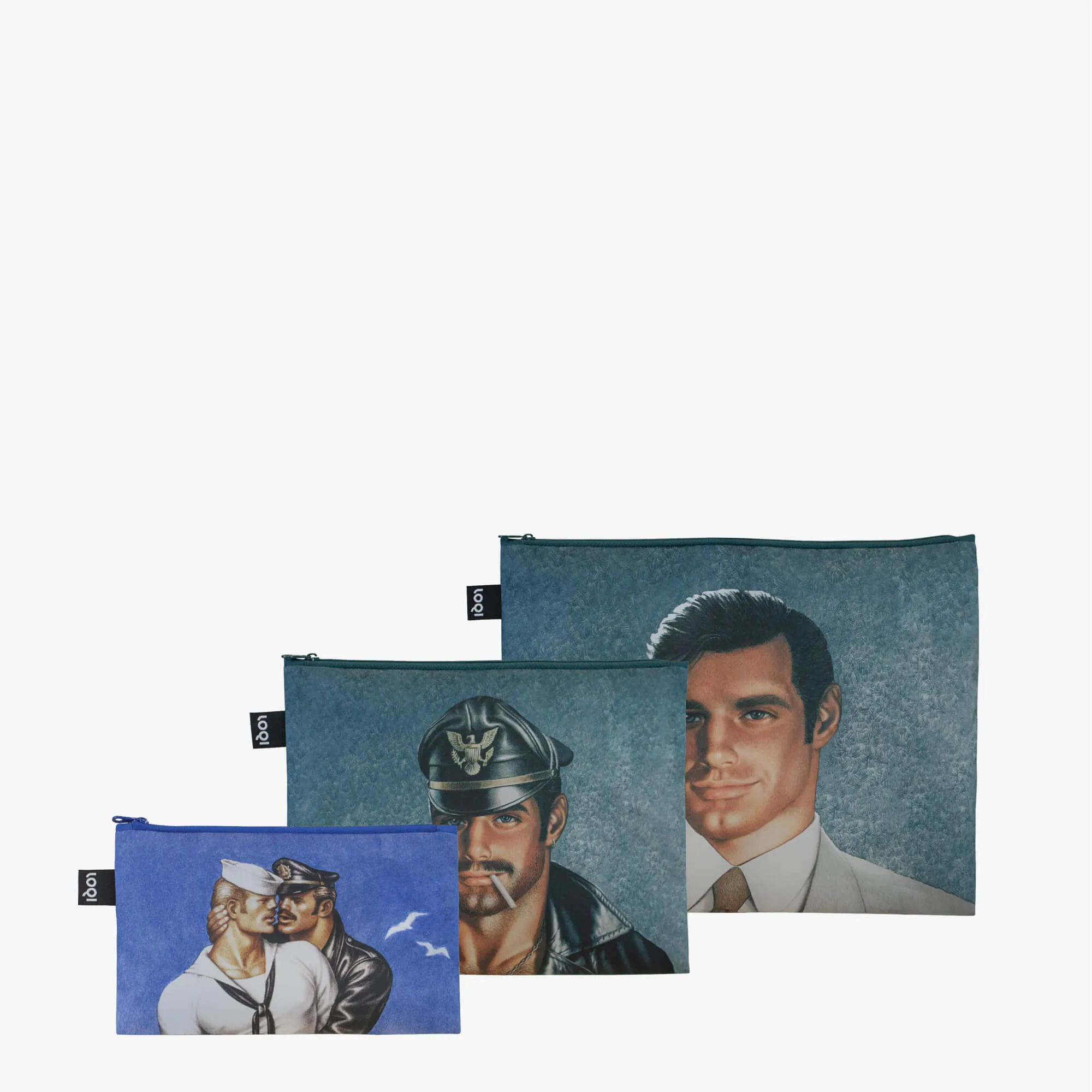 TOM OF FINLAND RECYCLED ZIP POCKETS BY LOQI